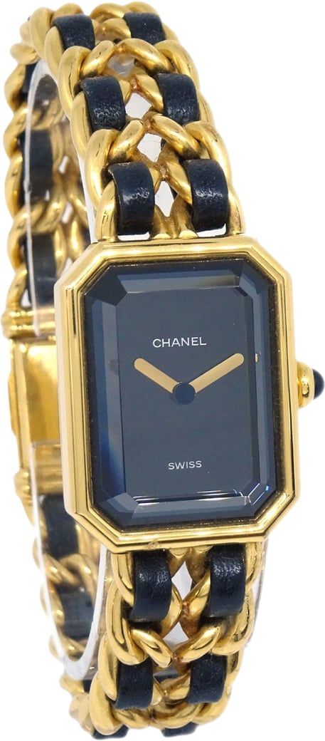 Chanel Premiere Rock Quartz Plated Metal and Leather 20