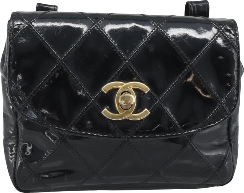 Chanel CC Flap Belt Quilted Lambskin