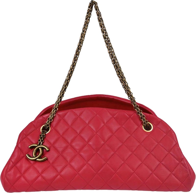 Chanel Just Mademoiselle Quilted Lambskin Medium