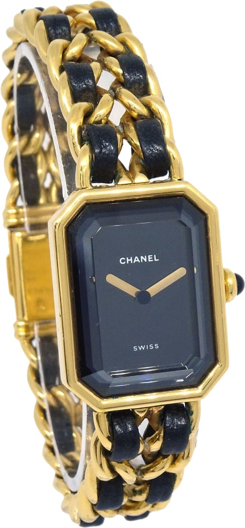 Chanel Premiere Rock Quartz Plated Metal and Leather 20