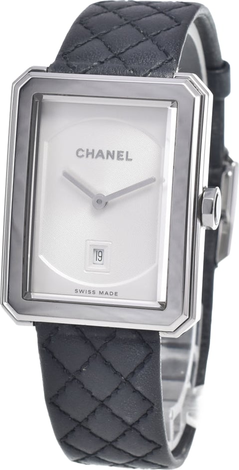 Chanel Boy·Friend Quartz Stainless Steel and Quilted Leather 27