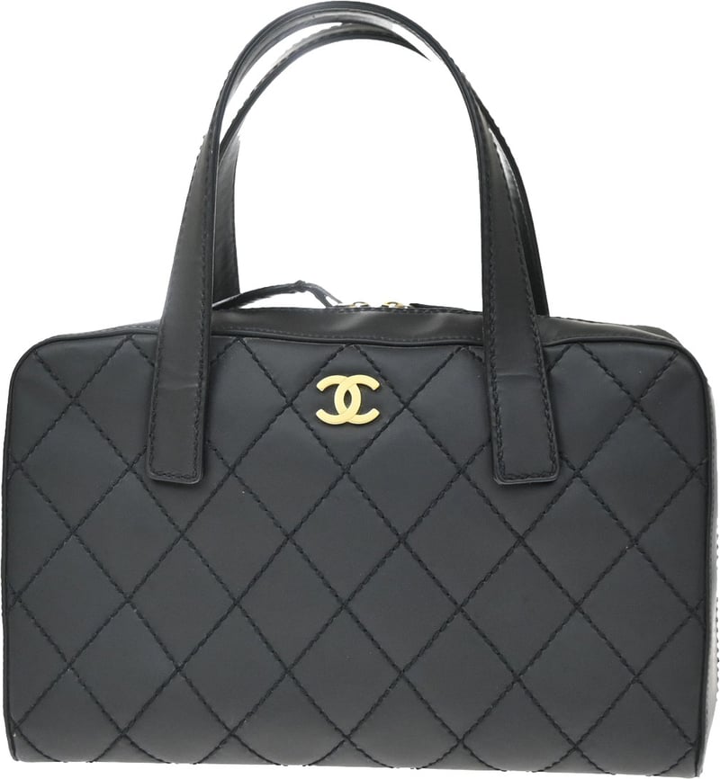Chanel Wild Stitch Handbag Quilted Calfskin