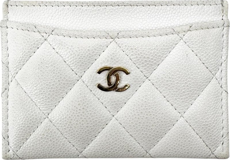 Chanel Classic Card Holder Quilted Caviar