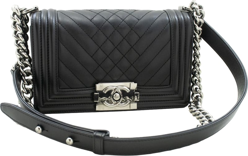 Chanel Boy Flap Quilted Calfskin Small