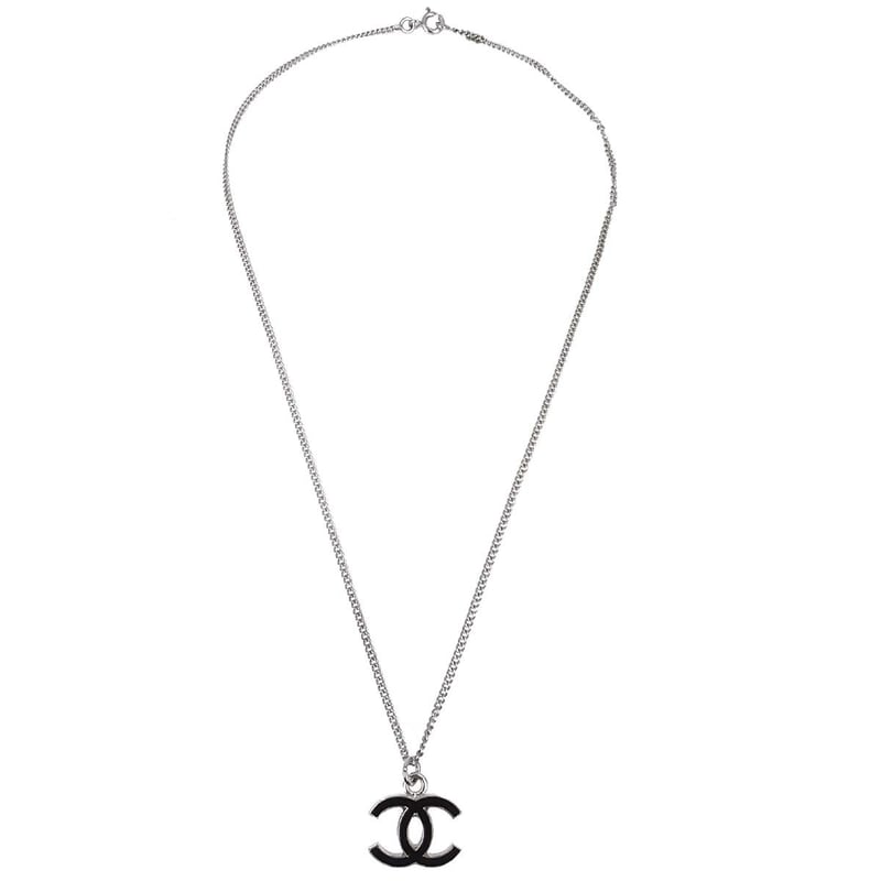 Chanel CC Pendant Metal with Enamel