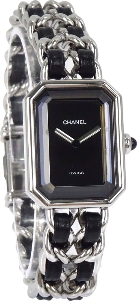 Chanel Premiere Rock Quartz Stainless Steel and Leather 20