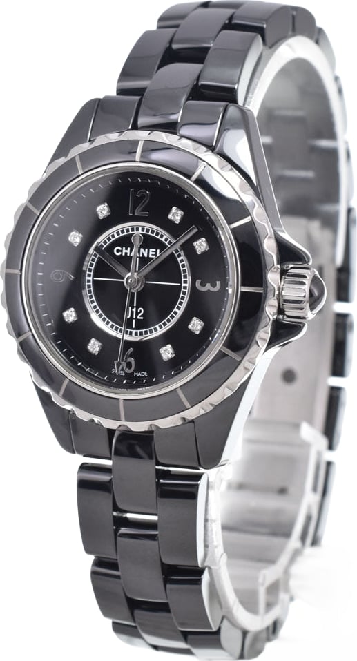 Chanel J12 Quartz Ceramic and Stainless Steel with Diamond Markers 29