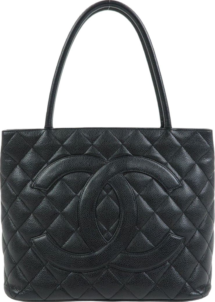 Chanel Medallion Quilted Caviar