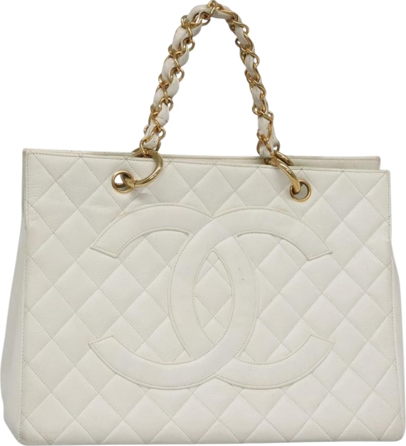 Chanel Vintage Grand Shopping Quilted Caviar