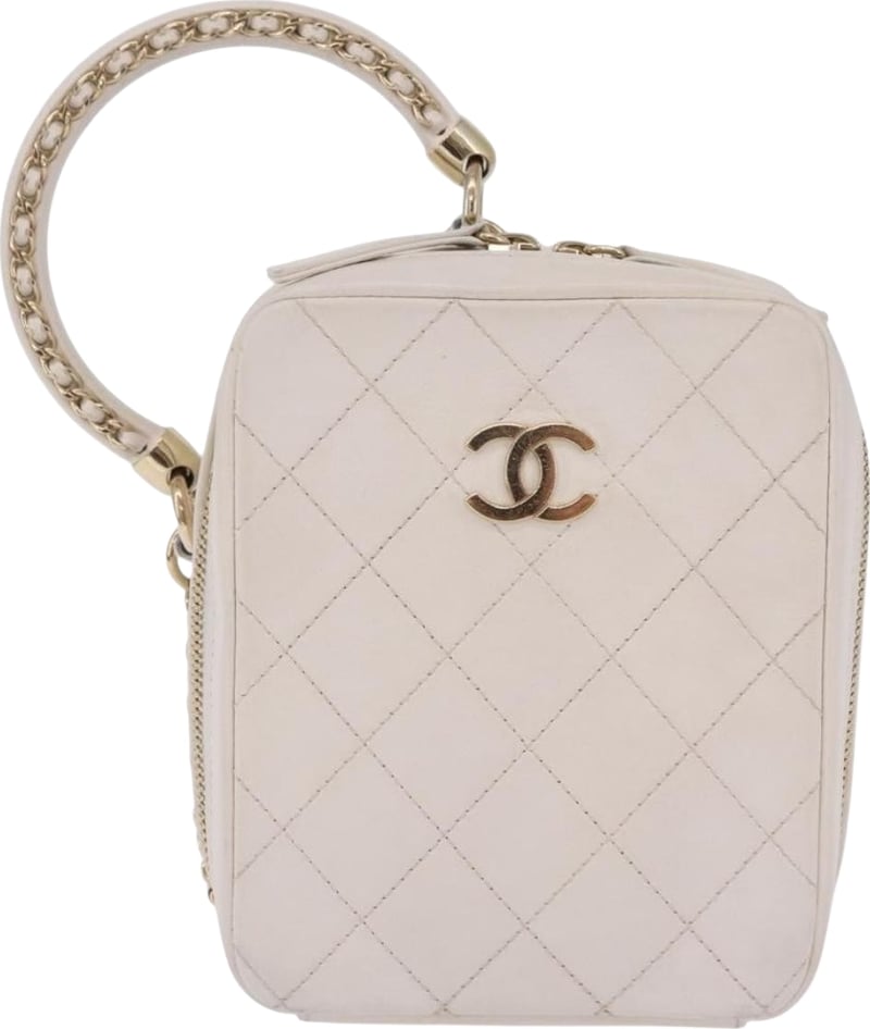 Chanel Zip Around Phone Case with Chain Quilted Lambskin