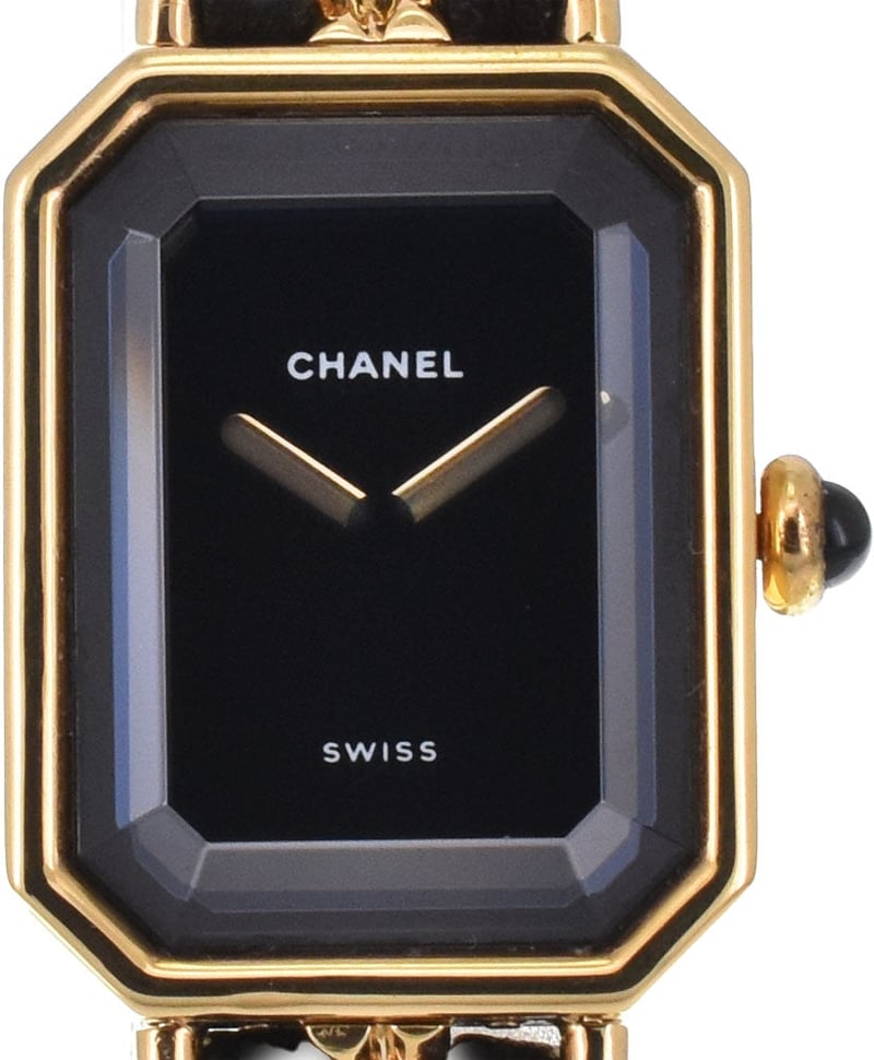 Chanel Premiere Rock Quartz Stainless Steel and Leather 20