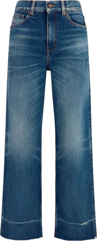 Chloé Blue Cotton Bootcut Jeans