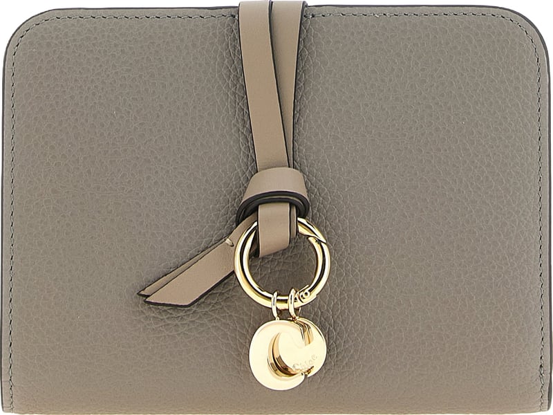 Chloé Gray Calfskin Cardholder