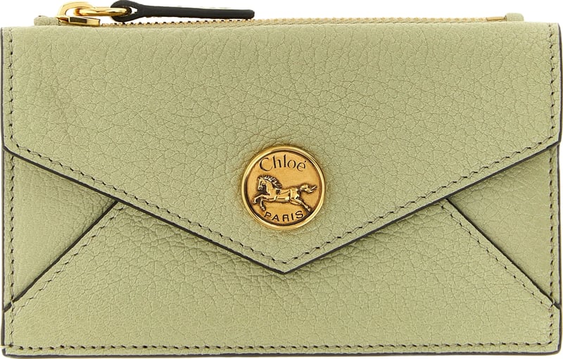 Chloé Bicolor Goatskin Cardholder