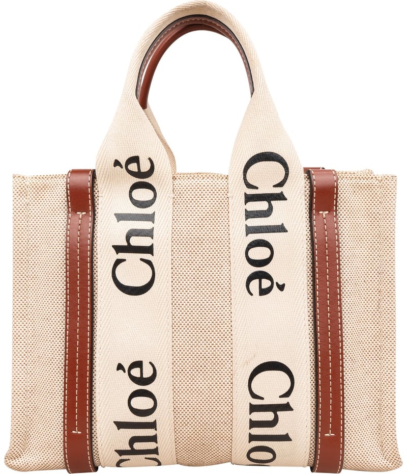 Chloé Canvas Small Woody Tote Handbag