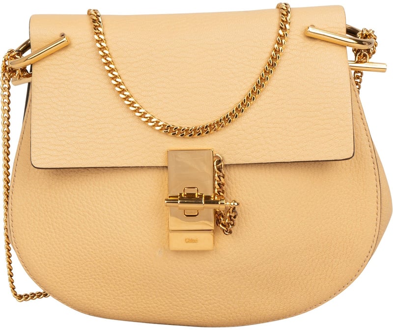 Chloé Grained Leather Drew Crossbody Bag