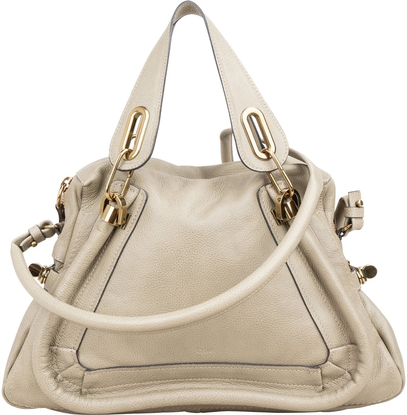 Chloé Grained Leather Paraty Shoulder Handbag