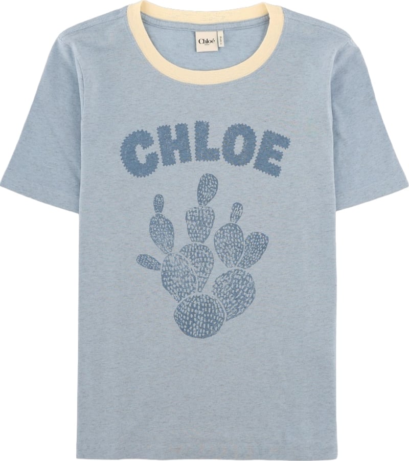 T-Shirt In Cotone Con Stampa