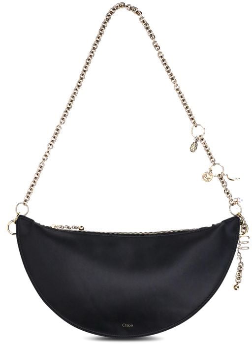 Chloé Black Calf Leather Bos Taurus Shoulder Bag