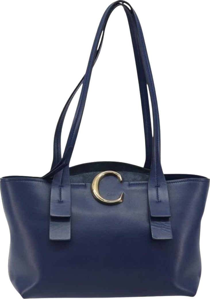 Chloe C Zipped Leather Small