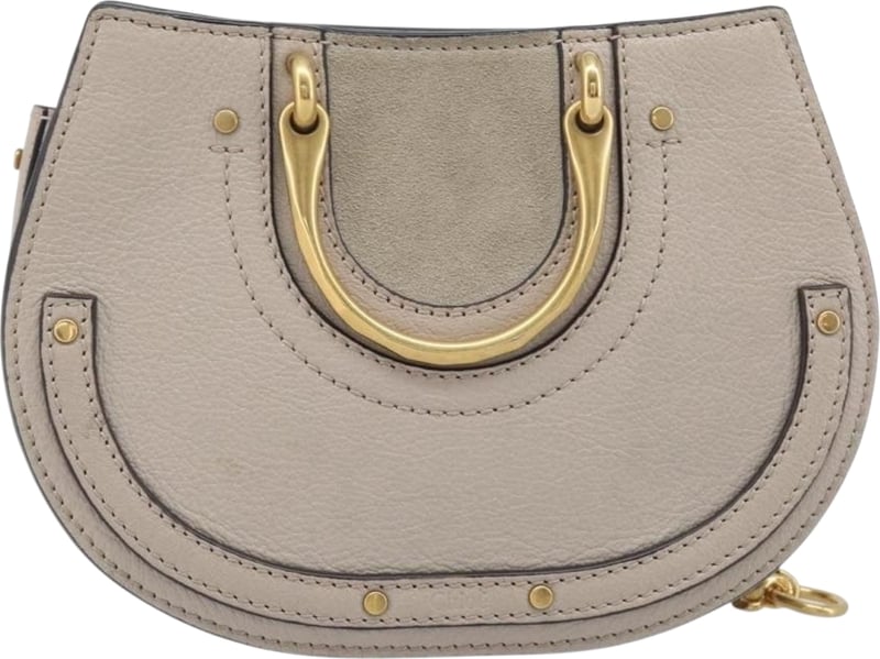 Chloe Pixie Belt Leather and Suede Mini
