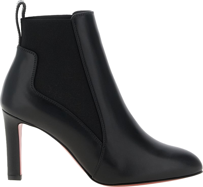 Christian Louboutin Black Calfskin Ankle Boots
