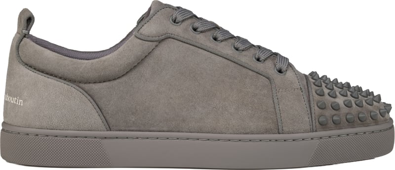 Christian Louboutin Louis Jr Spikes Canopy Men's Sneakers Grey