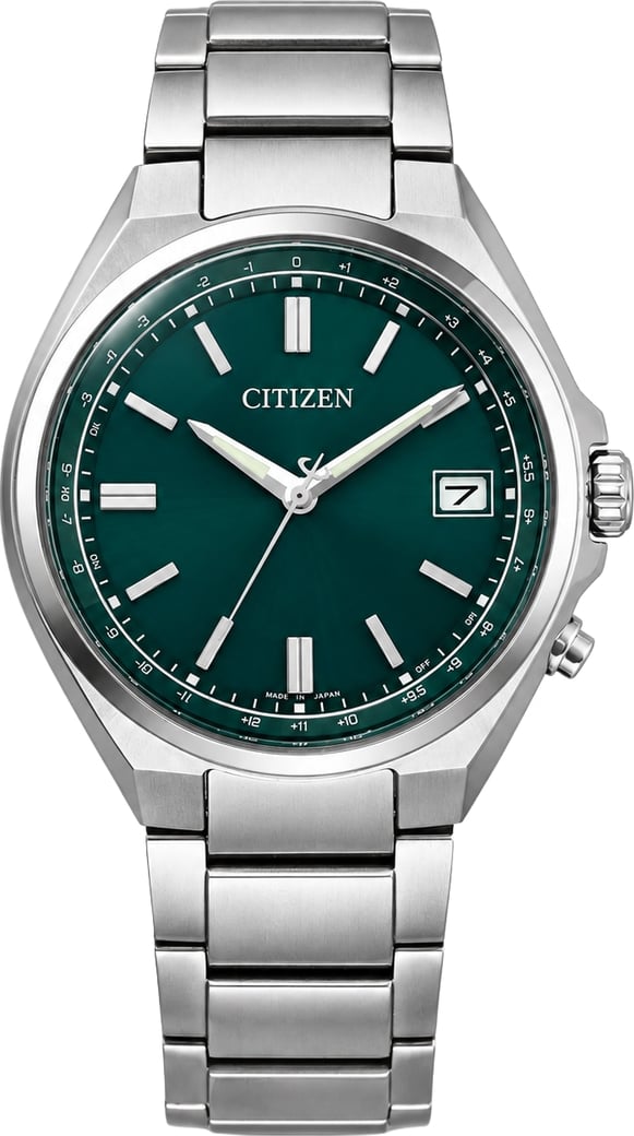 CB1160-55W Radio Controlled Eco-Drive Super Titanium horloge