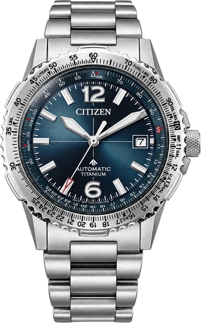 NK0040-58L Tsuyosa Promaster Sky automatisch titanium horloge