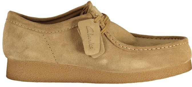 Clarks Beige Suede Mens Sneaker