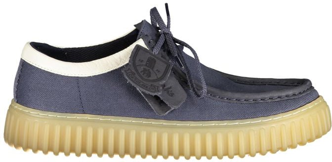 Clarks Blue Fabric Men's Shoe