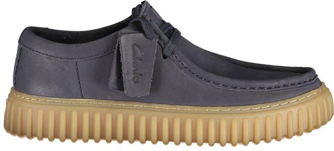 Clarks Blue Leather Men's Classic Shoe