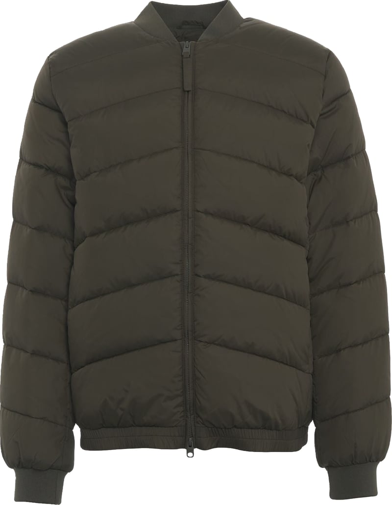 Quilted bomber jacket