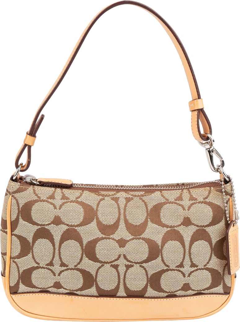 Coach Monogram Signature Canvas Demi Handbag