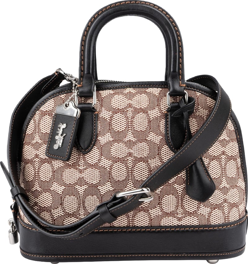 Coach Monogram Mini Sierra Satchel Handbag