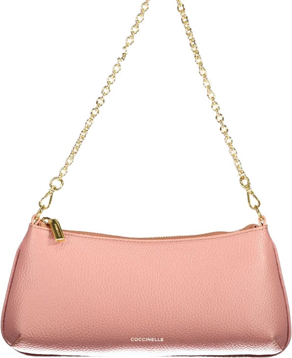 Coccinelle Pink Leather Handbag