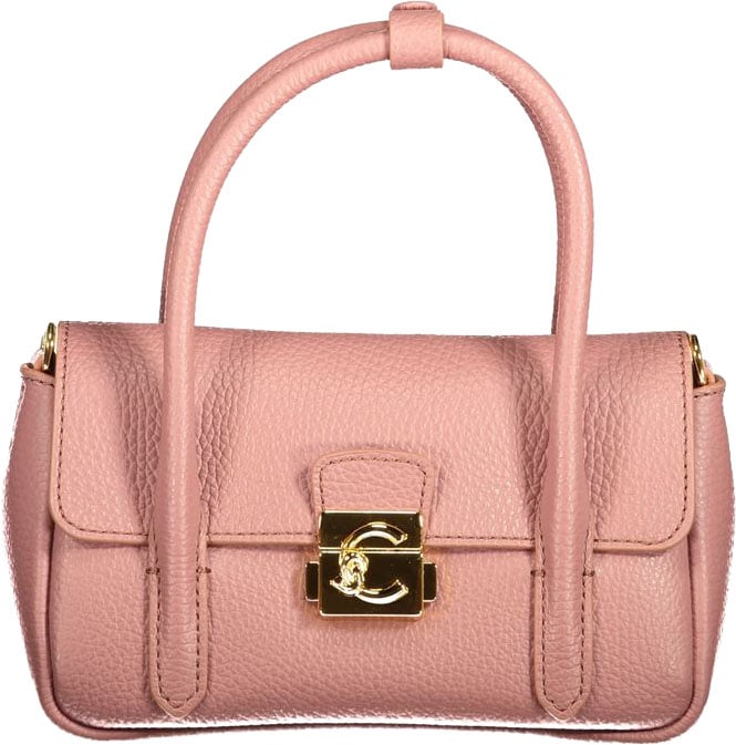 Coccinelle Pink Leather Handbag