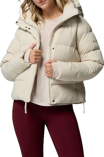 Columbia Amaze Hooded Puffer Jacket Dames Beige