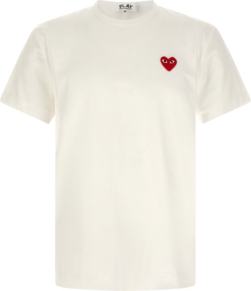 Comme Des Garçons Play Heart Patch T-shirt