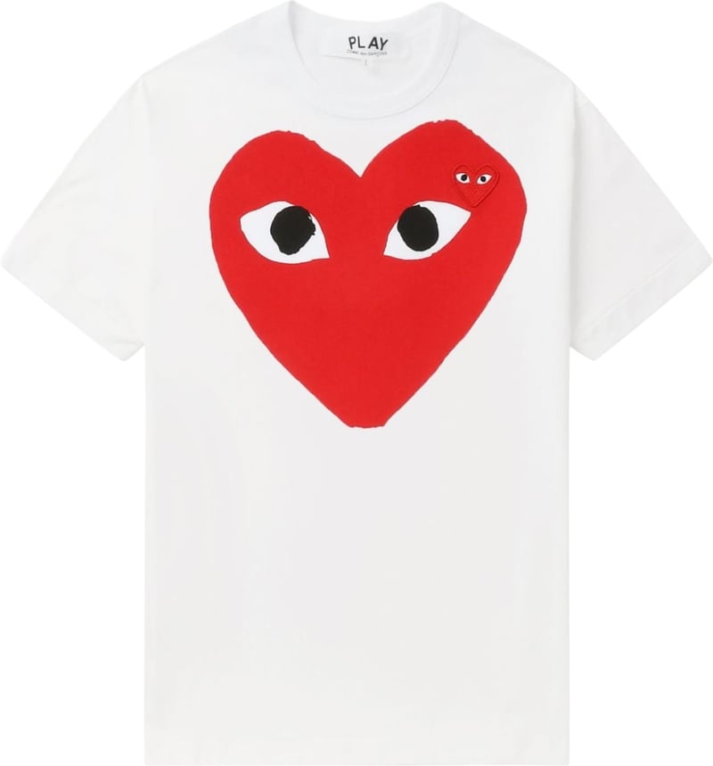 Comme Des Garcons Red Heart cotton t-shirt