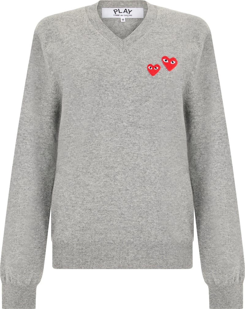Sweater with V-neck