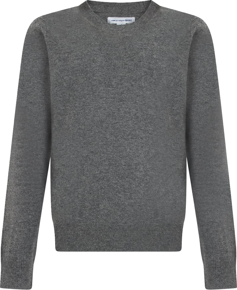Round-neck sweater in wool