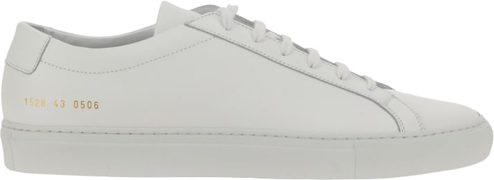 Black Gold-Detail Low-Top Sneakers