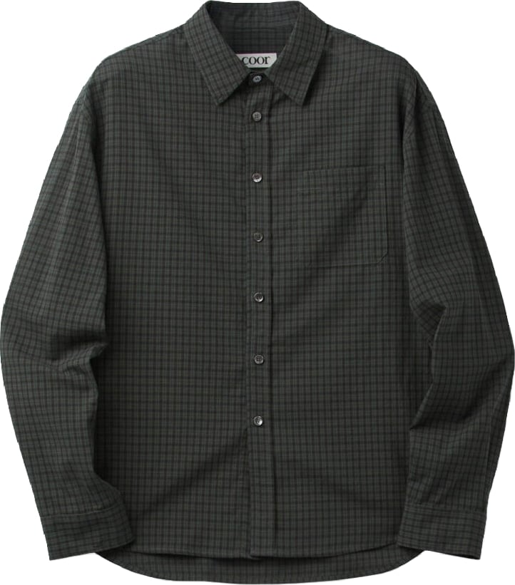 Camicia Seersucker Verde