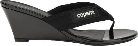 Coperni Black Polyamide Wedge Sandals