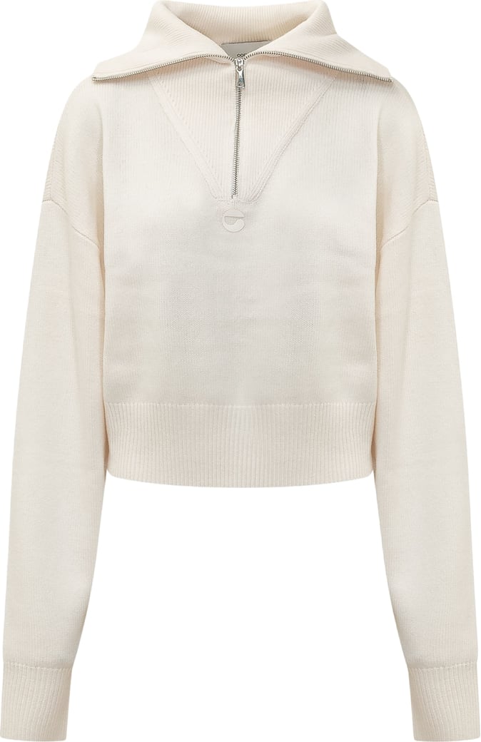Maglia Corta con Collo Alto e Zip