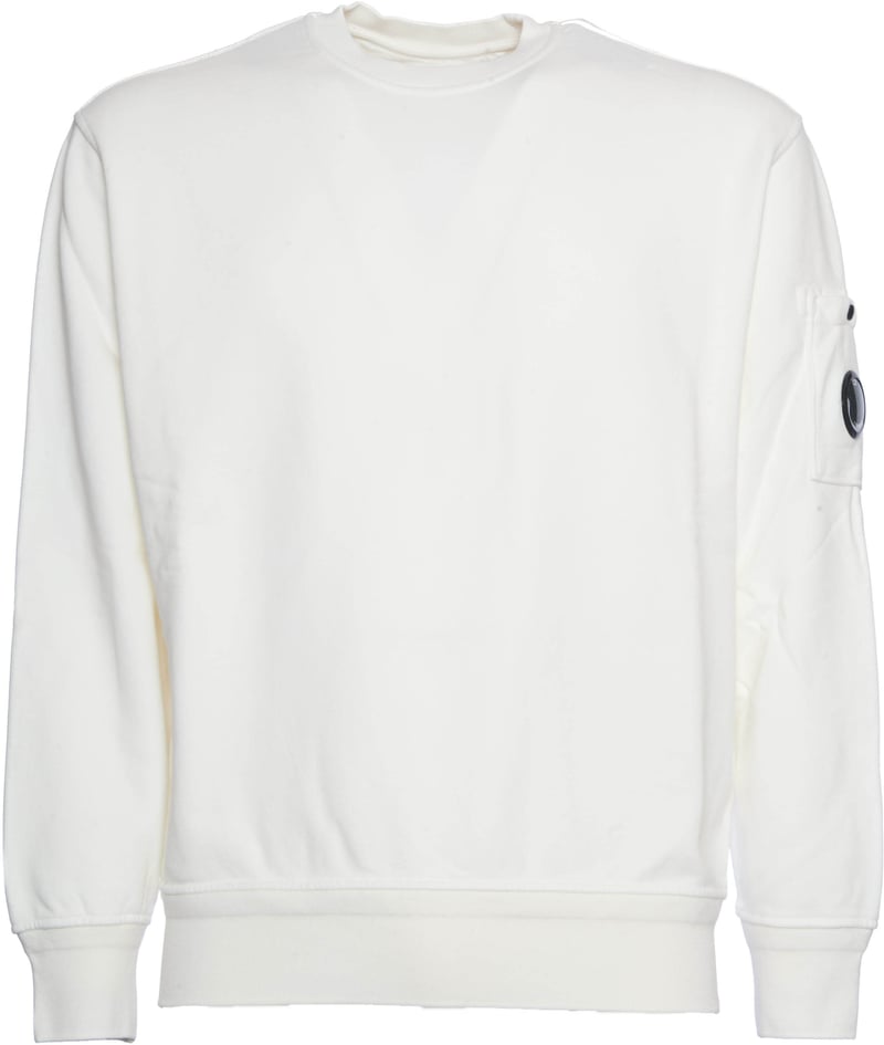 Cotton Diagonal Fleece Crew Neck Sweatshirt