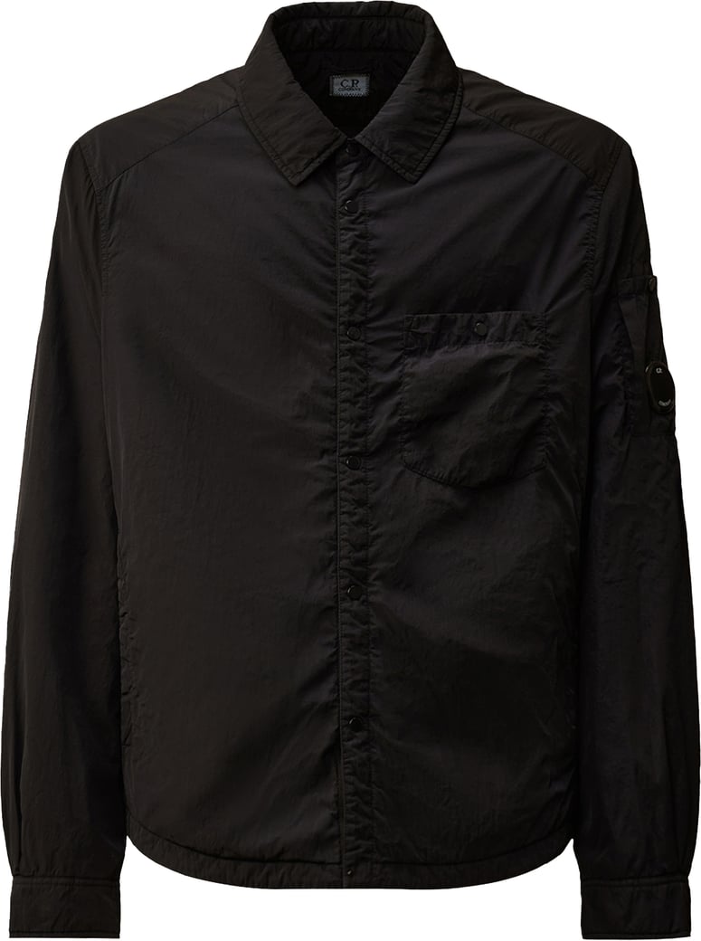 Padded Lens Overshirt with Minimalist Design