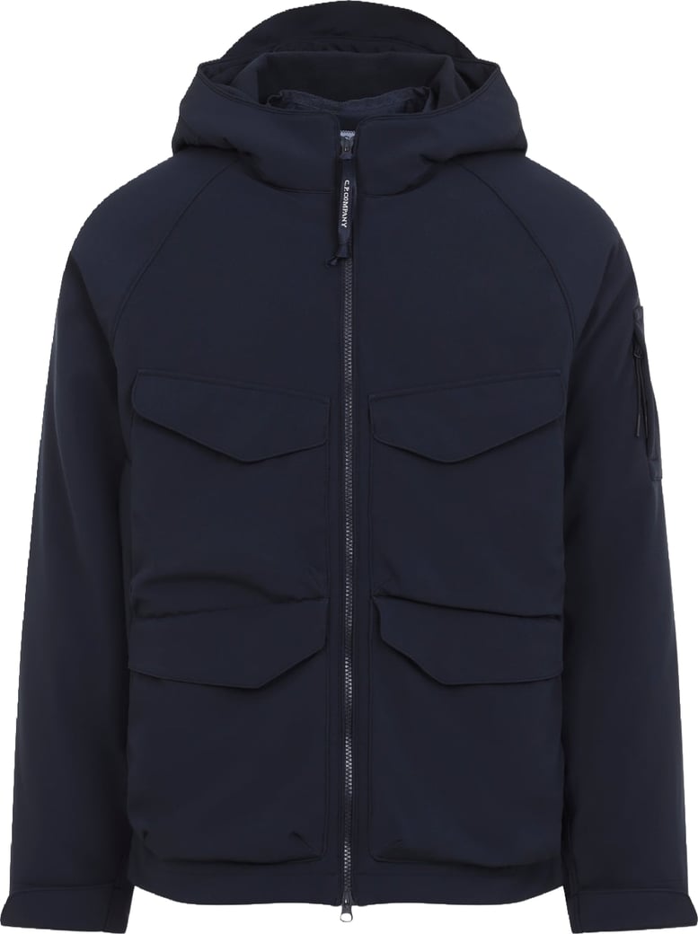 Cp Company Shell Padded Hooded Lens Jacket