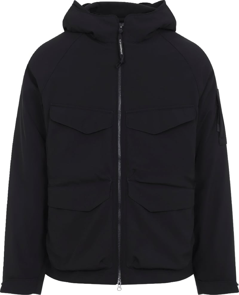 Cp Company Shell Padded Hooded Lens Jacket